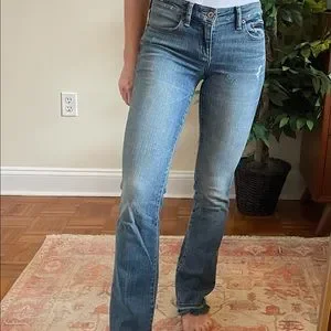 Jean Lucky Brand Coupe Boot Cut Taille 0/25 | Délavé Foncé | Occasion Très Bon État